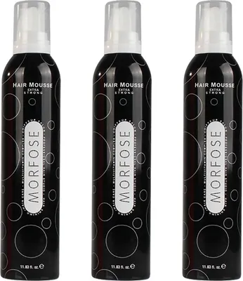Produktbild von Mousse Extra Strong / Schwarz 3x350 ml