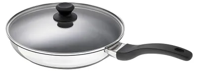 Zdjęcie produktu dla Rohe Germany 202041-24, patelnia Tavola, 24 cm, patelnia z pokrywką, stal nierdzewna