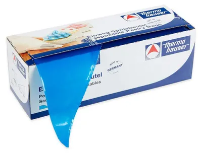 Imagen del producto de Bolsa para irrigación de un solo uso GRIP, color azul, 53x27,5 cm, 100 unidades, fabricada en polietileno (PE)