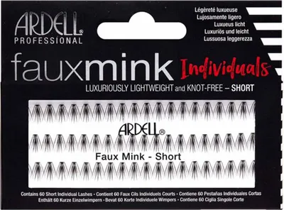 Zdjęcie produktu dla Ardell Faux Mink Black Single Lashes Short 1 U