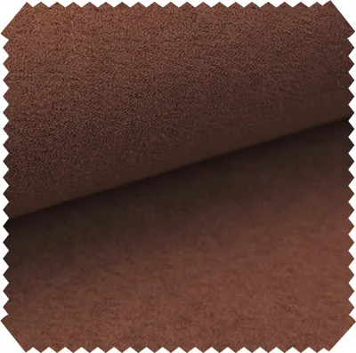 Produktbild von novely® ALPEN Polsterstoff im Wildleder-Look - Velours-Microfaser-Möbelstoff - Pflegeleichte Meterware 1lfm - Farbe: 45 Cognac