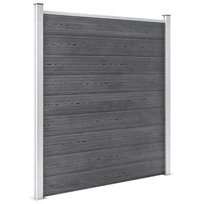 Zdjęcie produktu dla vidaXL Ogrodzenie ogrodowe WPC 699x186 cm Szare