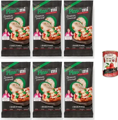 Produktbild von 6x Pinsami Pinsa Gourmet Romana, hausgemacht von Benedetta, 3 Stück à 230 Gramm