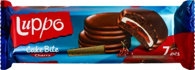 Zdjęcie produktu dla SOLEN CAKE BITE Ciastka w Czekoladzie z Pianką i Wiśniową Marmoladą
