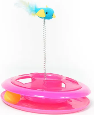 Obrázek produktu pro Hračka pro kočky Duvo+ Happy Hoop růžová