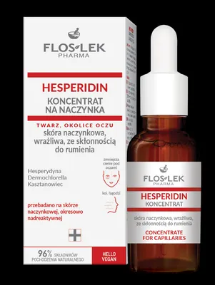 Produktbild von FLOSLEK Pharma Hesperidin-Konzentrat für Kapillaren - empfindliche, zu Rötungen neigende Haut 30 ml