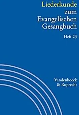 Produktbild von Liederkunde zum Evangelischen Gesangbuch. Heft 23