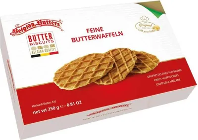 Produktbild von Schulte Belgian Butterwaffeln Kekskunst mit viel Geschmack 250g