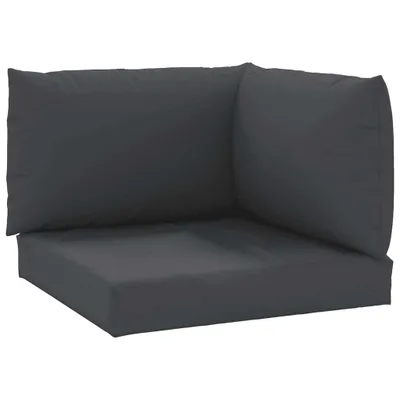 Produktbild von Palettenkissen 3-tlg. Schwarz Oxford-Gewebe