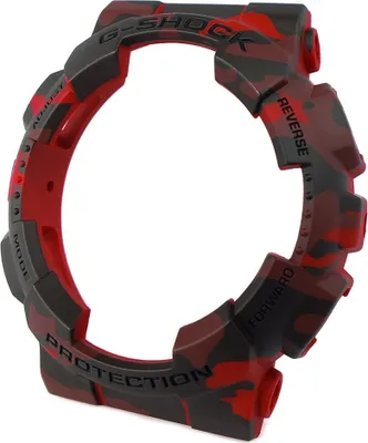 Produktbild von Casio Bezel | G-Shock Lünette camouflage rot für GA-100CM | GD-120CM