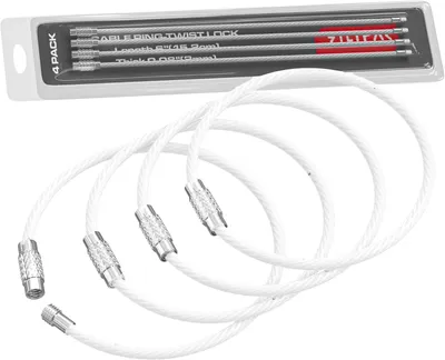 Imagen del producto de Llavero grande de acero inoxidable, con bisagra, para equipaje