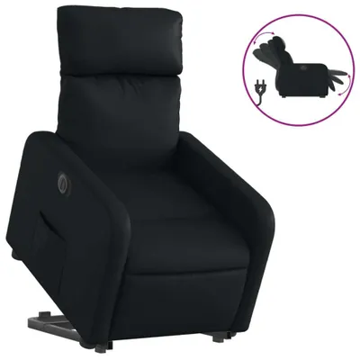 Image de vidaXL Fauteuil relax releveur électrique noir similicuir