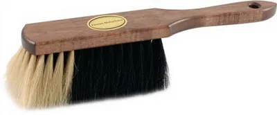 Produktbild von Sorex Handfeger Rosshaar Länge 290mm braun lackiert heller Bart - 31871