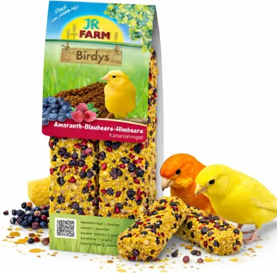 Zdjęcie produktu dla JR FARM Kolby Amarantus - Jagoda - Malina do chrupania dla kanarków130g