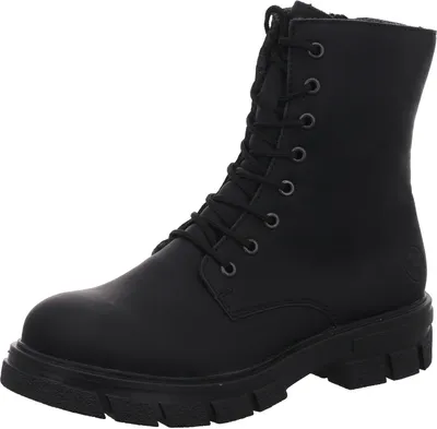 Produktbild von Rieker Damen Stiefeletten Schnürsenkel Kurzstiefel Z9120, Größe:40 EU, Farbe:Schwarz
