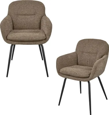 Produktbild von Runa Esszimmerstuhl Chenille Dunkler Sand