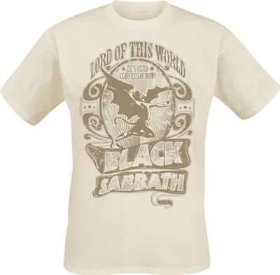 Produktbild von Black Sabbath T-Shirt Herren Lord Of This World natur XL