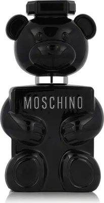 Obrázek produktu pro Moschino Toy Boy, Pánské, 100 ml, Nedoplnitelná lahvička, Bergamot, Elemi, Muškátový oříšek, Hruška, Růžový pepř, Hřebíček, Magnoliová, Růže, Ambra, Kašmeran, Santalové dřevo, Vetiver