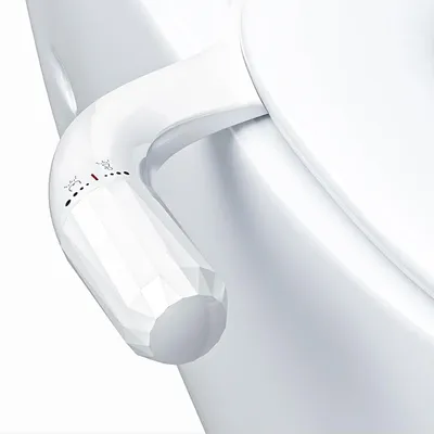 Produktbild von Bidet Aufsatz, Dusch-WC Aufsatz, Po-Dusche, Bidet Einsatz, Non-Electric Dual Nozzle Bidet Attachment, Einstellbarer Wasserdruck