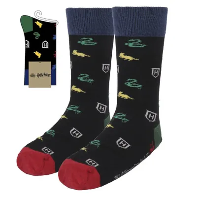 Immagine prodotto di CERDÁ LIFE'S LITTLE MOMENTS calzini da uomo Harry Potter Grifondoro e Serpeverde, licenza ufficiale Warner Bros, multicolore, 40-46