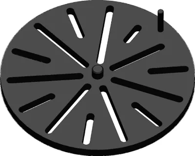 Produktbild von Kaminrost / Ascherost Ø 203x10mm passend für Olsberg**