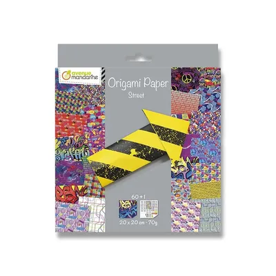 Obrázok produktu pre Set papiere na origami Clairefontaine - street art Avenue Mandarine