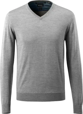 Produktbild von Mascot Strickpullover FRONTLINE, Herren 50635 Gr. L grau-meliert