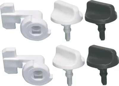 Produktbild von Filtergitterverriegelung Verschluss Verriegelung Halter Filterrahmen Dunstabzugshaube Abdunsthaube Bosch Siemens 00181270 181270 auch Neff Balay Constructa Gaggenau