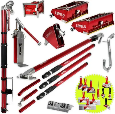 Produktbild von LEVEL5 Automatische Spachtelwerkzeuge Trockenwandfugen verspachtelt SET 4-601P