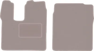 Image de Tapis de sol en velours pour camions MAN TGL (2005-) - beige Tapis de sol LUX (2 pièces)