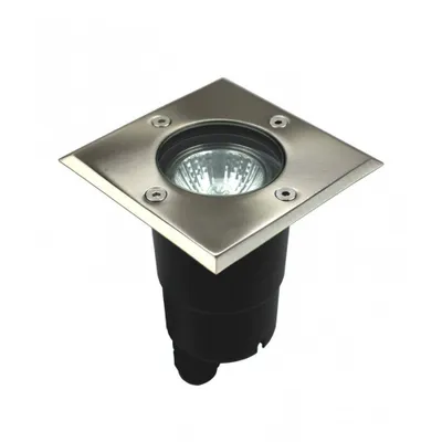 Zdjęcie produktu dla Lampa najazdowa 10.4 cm kwadratowa 1xGU10 stal nierdzewna IP67 SU-MA Pabla 4725 B
