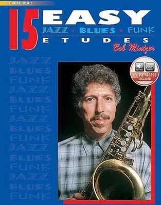 Produktbild von 15 Easy Jazz, Blues & Funk Etudes: C Instrument, Book & CD