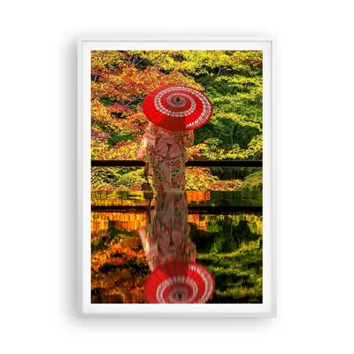 Produktbild von Gerahmtes Poster - Weißer Rahmen - Tubikoin Tempel Die Farben - 70x100 cm - Wand Bild - Wanddeko - Wandbilder - Kunstposter - Wandposter - Bilderrahmen - Bilder - Kunstdruck - P2WPA70x100-4485