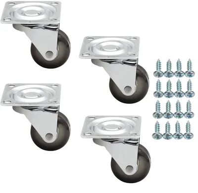Produktbild von SOTECH Möbelrolle KIEL Ø 35 mm braun – ohne Bremse (4 Stück)