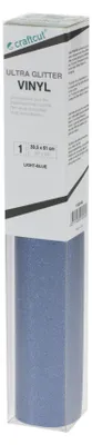 Produktbild von Kreativplotter Ultra Glitter Vinyl LIGHT-BLUE 30,5 x 61 cm