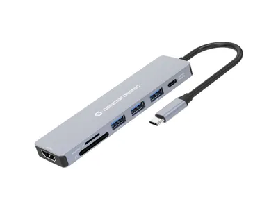 Produktbild von Conceptronic DONN19G 7-in-1 Dockingstation