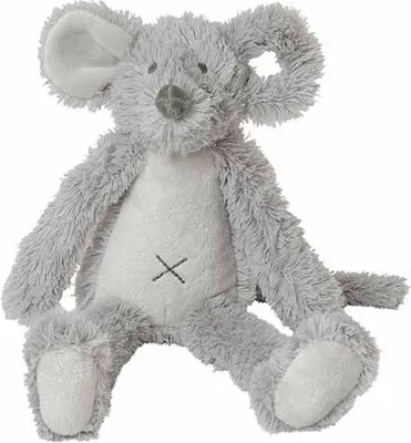 Produktbild von Happy Horse Kuscheltier Mouse Mindy 30 cm - grau - weiche Plüschmaus