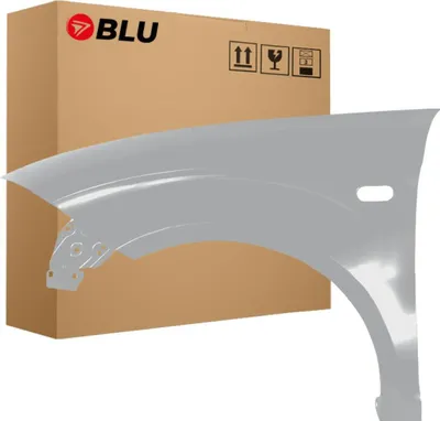 Image de BLU Aile Compatible avec Seat Toledo III 3 LS7Y Gauche Silber Grau Luna | 2004-2009 | Avant | Peint| Prêt à Monter | Acier