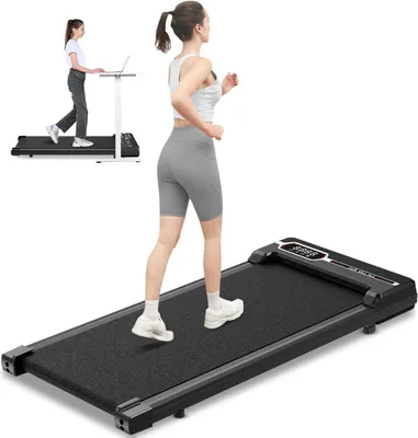 Produktbild von Elektrisches Laufband – Laufband für den Schreibtisch – Fitness für das Homeoffice – Klappbares Design – Belastbarkeit: 130 kg – Schwarz