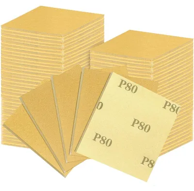 Zdjęcie produktu dla Zestaw gąbek szlifierskich, 18 sztuk, 6 gradacji (150-800), wymiary 115x125 mm, do użytku na mokro i sucho