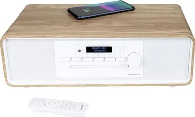Immagine prodotto di Microimpianto stereo THOMSON Bluetooth, CD/MP3/USB, radio FM/DAB+, 75 W, display LCD, telecomando