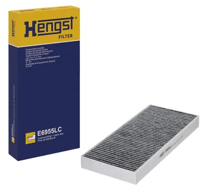Produktbild von Innenraumfilter Aktivkohlefilter 37 mm HENGST FILTER für u.a. MAN TGS