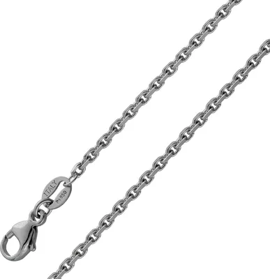 Produktbild von Platin 950 Ankerkette 1,7mm diamantiert massiv 55