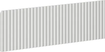 Produktbild von Mexen Rivel Front für Badezimmerschrankkörper gefräst 70 x 20 cm, graumatt - 91A20-0700-235-1-62