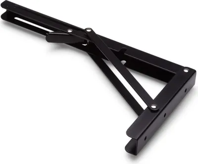 Produktbild von Klappkonsole Schwarz 195 x 400 mm - Pro Stück