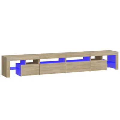 Obrázok produktu pre TV skrinka s LED svetlami dub sonoma 260 x 36,5 x 40 cm
