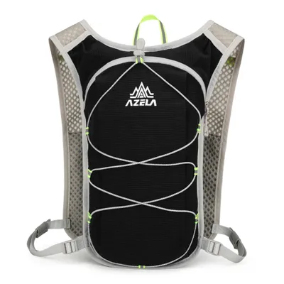 Produktbild von Trinkrucksack 5L Laufweste Ultraleicht Wasserdicht Atmungsaktiv mit Reflektoren  dunkelgrau