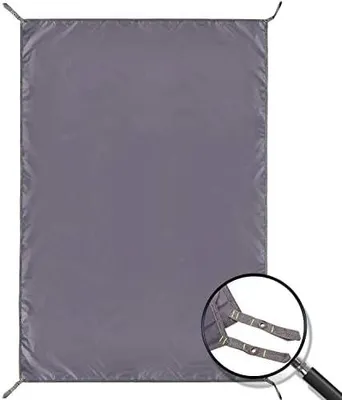 Produktbild von REDCAMP 140 x 210cm Zeltplane Wasserdicht, Zeltunterlage Ultraleicht, Mehrzweck Camping Zelt Tarp Mit ?sen fš¹r Outdoor Wanderpicknick