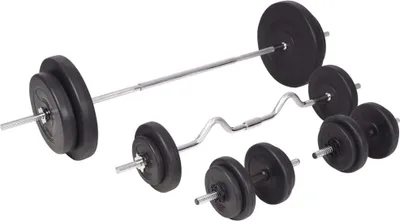 Obrázok produktu pre vidaXL Sada činiek a činiek 90 kg