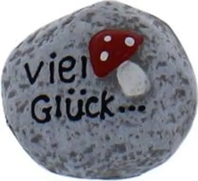 Produktbild von Stein - Viel Glück - ca. 5,5 x 4 x 4,5 cm